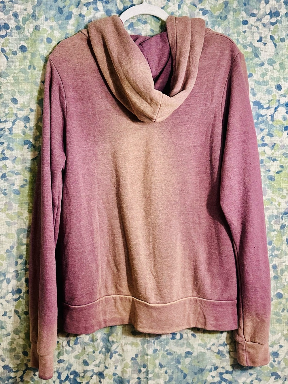 Aviator Nation Pink Ombre Zip Hoodie Women’s Large - Picture 3 of 6